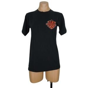 CRUSH DANCE ATA T-Shirt S SMALL Bikers & Babes 2001 Black Motorcycles Bike